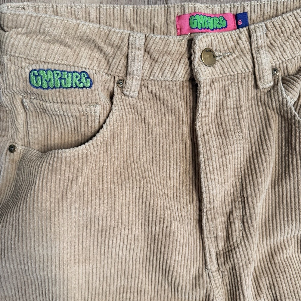 Empyre Tori Pants Womens SZ-6 100% Cotton Corduroy Wide Leg Casual Streetwear‎ - Picture 4 of 14